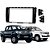 Moldura Painel Toyota Hilux 2012 2013 2014 2015 2016 2017 Black Piano 2 Din Multimidia Dvd Padrão Japonês Chinês - Imagem 1