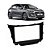 Moldura Painel Hyundai I30 2013 2014 2015 2016 2 Din Preto Multimidia Dvd Padrão Japonês Chinês - Imagem 1