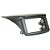 Moldura Painel 2 Din Mitsubishi L200 Triton 2009 2010 2011 2012 2013 2014 2015 2016 2017 2018 2019 Preto - Imagem 2