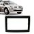 Moldura Painel Megane 2007 2008 2009 2010 2011 2012 2 Din Preto Multimidia Dvd Padrão Japonês - Imagem 2