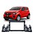 Moldura Painel Fiat Mobi Uno Toro 2016 2017 2018 2019 2020 2 Din Preto Multimidia Dvd Padrão Chinês - Imagem 1