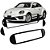 Moldura Painel 1 Din Volkswagen New Bettle 2006 2007 2008 2009 2010 2011 2012 Mp3 Mp4 Preto - Imagem 1