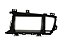 Moldura Painel Kia Optima 2010 2011 2012 2013 2014 2 Din Preto Multimidia Dvd Padrão japonês Chinês - Imagem 3