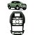 Moldura Painel Ford Ranger 2012 2013 2014 2015 2016 Preto 2 Din Multimidia Dvd Padrão Japonês Chinês Com Furo Monitor - Imagem 1