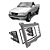 Moldura Painel Chevrolet S10 Blazer 1995 1996 1997 1998 1999 2000 Cinza 2 Din Multimidia Dvd Padrão Japonês Chinês - Imagem 1