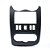Moldura Painel Renault Sandero Logan 2007 2008 2009 2010 2011 2 Din Preto Multimidia Dvd Padrão Japonês Chinês - Imagem 2