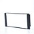 Moldura Painel Hyundai Santa Fé 2007 A 2012 2 Din Preto Com Suporte Multimidia Dvd Padrão Japonês - Imagem 4