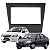 Moldura 2 Din Chevrolet Celta G2 2007-2015 Preta - Imagem 1