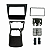 Moldura 2 Din Chevrolet Celta G2 2007-2015 Preta - Imagem 2