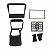 Moldura Painel Chevrolet Celta G1 2000-2006 2 Din Preta - Imagem 2