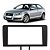 Moldura Painel 2 Din Audi A3 Sportback 2007 2008 2009 2010 2011 2012 Preto 7 Polegadas - Imagem 1