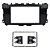 Moldura Painel 2 Din 7 Polegadas Nissan Altima 2013 2014 Para Multimidia Player - Imagem 3