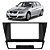 Moldura Painel 2 Din 7 Polegadas BMW Serie 3 2005-2012 Preto - Imagem 1