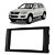 Moldura Painel 2 Din Volkswagen Touareg 2005 2006 2007 2008 2009 2010 7 Polegadas - Imagem 1