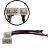 Kit Chicote Ligação Plug And Play Rádio Antena Toyota Corolla Hilux Etios Rav4 Prado Yaris - Imagem 3