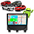 Kit Multimídia Carplay Android Auto 9” Palio Siena Strada 2012-2020 Google Assistente Siri Câmera de Ré - Imagem 9