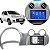 Kit Multimidia Android-Auto Carplay Uno 2011-2015 7" MP5 + Câmera de Ré - Imagem 9