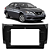 Moldura Painel 10 Polegadas Nissan Sentra 2014-2020 Preta - Imagem 1