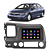 Kit Multimídia Android Honda Civic 2007 A 2011 7'' Polegadas 1GB-16GB GPS Bluetooth WiFi TV Online - Imagem 1