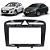 Moldura Painel 2 Din Peugeot 308 e 408 2012 a 2019 - 7 Polegadas para Central Multimídia - Imagem 12