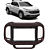 Moldura Painel Fiat Toro 2016 2017 2018 2019 2020 2021 2022 2023 9 Polegadas Central Multimidia - Imagem 1