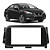 Moldura Painel 2 Din Nissan Versa 2021, 2022, 2023 - 7 Polegadas - Imagem 6