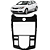 Moldura Painel Kia Cerato 2009 2010 2011 2012 2013 7 Polegadas Central Multimidia - Imagem 4