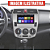 Moldura 2 Din Honda City 2009-2014 Ar Digital Preto/Prata Padrão Japonês/Chinês - Imagem 4