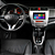 Moldura 2 Din Honda City 2009-2014 Ar Digital Preto/Prata Padrão Japonês/Chinês - Imagem 7