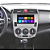 Moldura 2 Din Honda City 2009-2014 Ar Digital Preto/Prata Padrão Japonês/Chinês - Imagem 6
