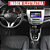 Moldura 2 Din Honda City 2009-2014 Ar Digital Preto/Prata Padrão Japonês/Chinês - Imagem 3