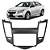 Moldura 2 Din Cruze 2011 a 2016 Preto Multimídia DVD Padrão Chinês Japonês - Imagem 7