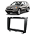 MOLDURA PAINEL CRV 07/11 2 DIN C/SUPORTE PRETO JP/CH HONDA - Imagem 1