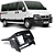 Moldura 2 Din Fiat Ducato 2006 a 2015 Preto Multimídia Padrão Chinês Japonês - Imagem 19