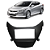 Moldura Painel Elantra 2 Din 2010 2011 2012 2013 7 Polegadas Central Multimidia Mp5 - Imagem 1
