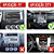 Moldura Painel Multimídia Honda Fit City 2004-2012 Preto 2 Din Padrão Japonês - Imagem 4