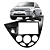 Moldura Painel 2 Din Ford Focus 2006-2008 Preto Multimídia DVD Padrão Japonês Chinês - Imagem 6