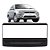 MOLDURA PAINEL FOCUS 00/08 1 DIN PRETO FORD (EXPEX) - Imagem 1