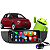 Kit Multimídia Android 1 Din 2/32GB CarPlay Fiat 500 2010-2017 + Câmera de Ré - Imagem 1