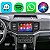 Kit Multimídia Carplay Android Auto 9” Amarok 2017-2024 GPS TV Online Google Assistente Siri Câmera de Ré - Imagem 2