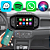 Kit Multimídia Carplay Android Auto 9” Fiat Strada 2021-2024 GPS TV Online Google Assistente Siri Câmera de Ré - Imagem 2