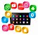Kit Multimídia Carplay Android Auto 9” Fiat Strada 2021-2024 GPS TV Online Google Assistente Siri Câmera de Ré - Imagem 6