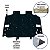 Forro Capo Chevrolet Kadett Gsi Gs 1990-1996 Revestimento Manta Autocolante Isolante Térmico + Presilhas - Imagem 2