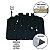 Forro Capo Chevrolet Omega Suprema 1992-1998 Manta Autocolante Isolante termoacustico + Presilhas - Imagem 2