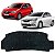Forro Capo Renault Logan Sandero 2015-2018 Manta Autocolante Isolante + Presilhas - Imagem 1