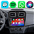 Kit Central Multimídia Android Carplay 9" Sandero Logan 2015-2024 GPS WiFI + Câmera - Imagem 3