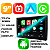 Kit Multimídia Android CarPlay 9" Polegadas Fiat Palio 2001-2013 GPS WiFi + Câmera - Imagem 2