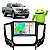 Kit Central Multimídia Android 9" Polegadas Mitsubishi L200 Triton 2016-2022 CarPlay - Imagem 1