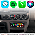 Kit Central Multimidia 1 Din Android Escort 1997 a 1999 2/32GB GPS WiFi CarPlay + Câmera de Ré - Imagem 2