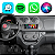 Kit Multimidia 1 Din Android Fiat Uno Fiorino 2011-2015 Bluetooth Waze CarPlay Android Auto + Câmera de Ré - Imagem 2